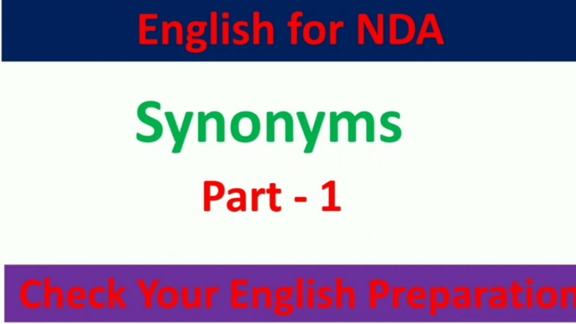 Synonyms for NDA (Part 1)