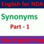 Synonyms for NDA (Part 1)